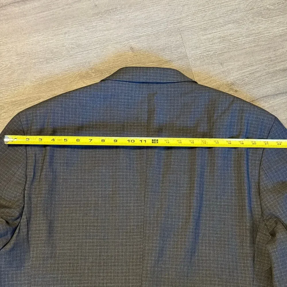 Oscar de la Renta Wool Blazer Mens Size 44R Tailored Fit Sport Coat